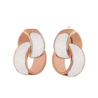 Earrings Chimento Woman Link Infinity in Rose Gold Madreperla 1O07990W2600S - 1O07990W2600S